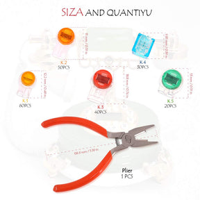 200pc Assorted Telephone Wire Connectors w/ Crimp Tool Kit IDC