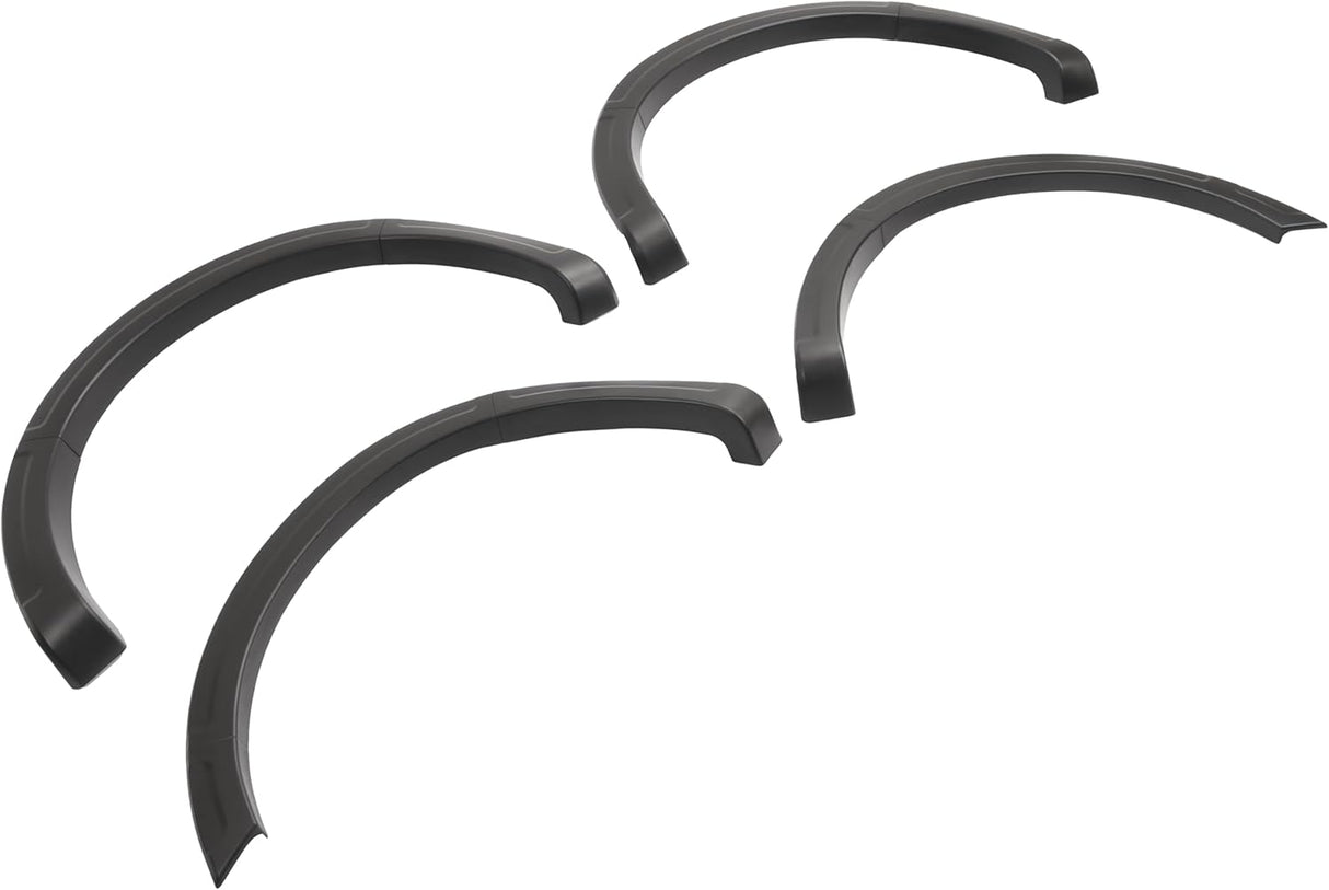 Textured Black 4-Piece Fender Flare Set for Ford Super Duty