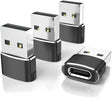 USB C Female to USB A MALE Adapter Black TekShack