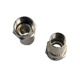 RG6 F-Type Twist-On Screw Coaxial Cable Connector – 2 Pack TekShack