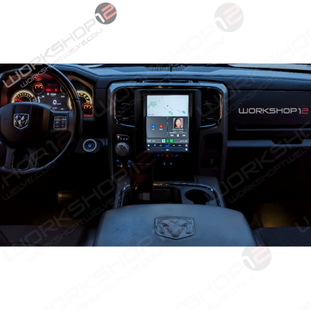 Dodge RAM 2014-2023 Workshop 12 Tesla-Style Screen Workshop 12