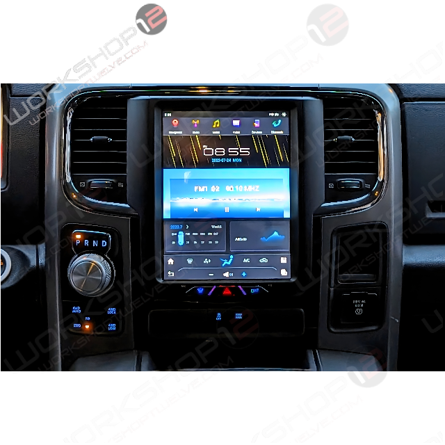 Dodge RAM 2014-2023 Workshop 12 Tesla-Style Screen Workshop 12
