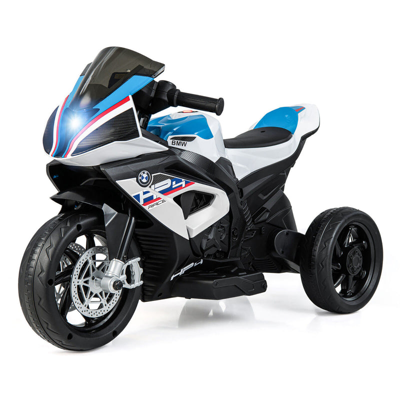 Licensed BMW 3-Wheel Electric Ride-On Motorcycle for Kids with Lights