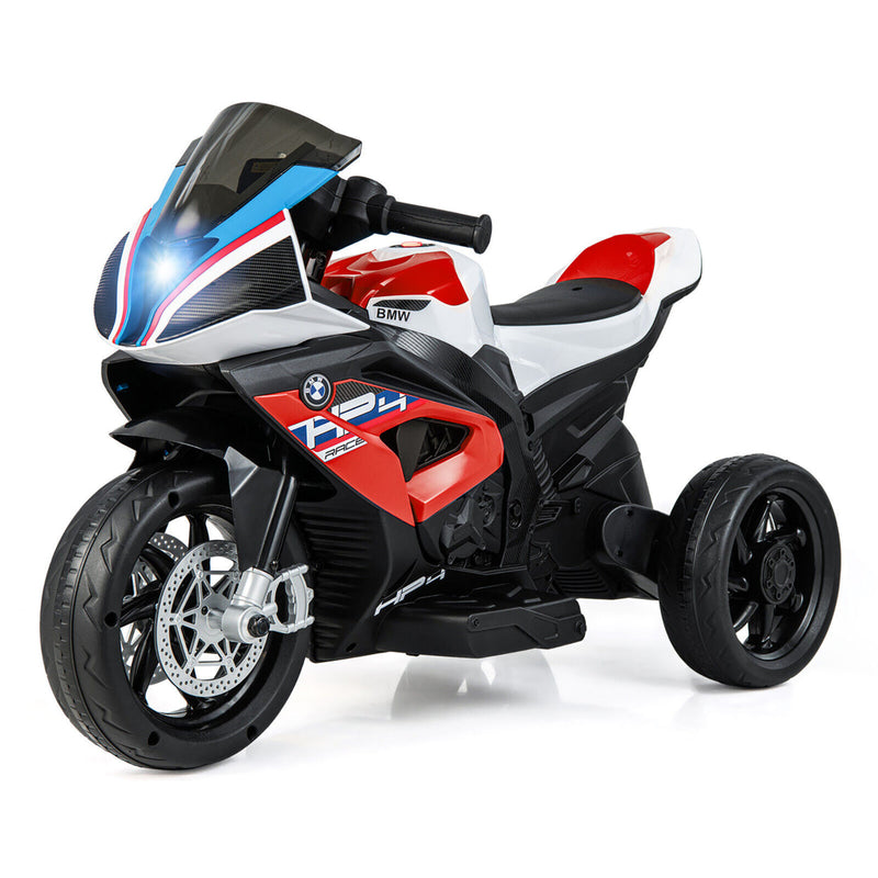 Licensed BMW 3-Wheel Electric Ride-On Motorcycle for Kids with Lights