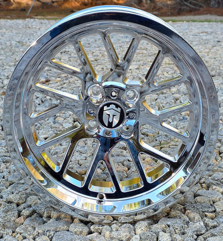 Empire® 15" Knight K4 PVD Chrome Golf Cart Wheel