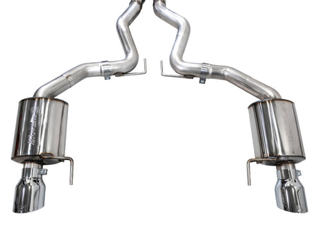 Échappement Catback AWE 2024 Ford Mustang GT Fastback S650 RWD Touring avec double embout chromé argenté