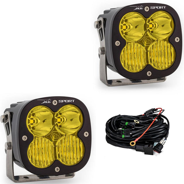 XL Sport LED Auxiliary Light Pod Pair Driving/Combo Amber Baja Designs