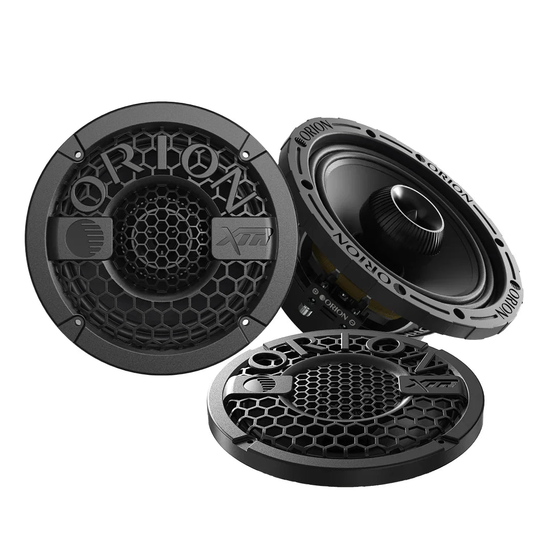 Orion XMT80.2 | 8” 400W RMS Water-Resistant Midrange Coaxial Speakers 2-Ohm (Pair) Orion