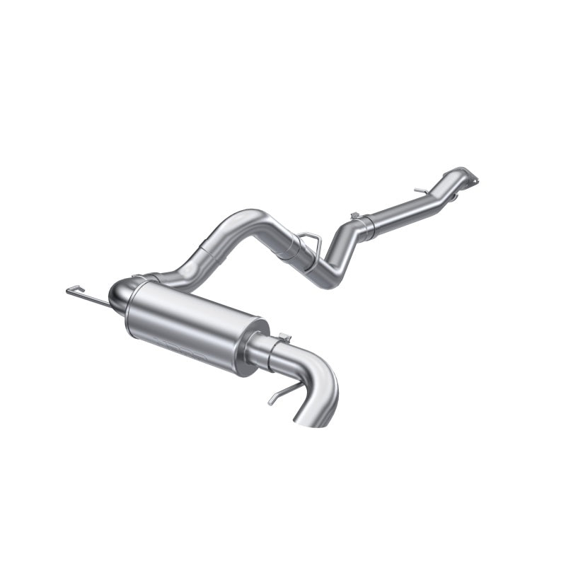Échappement arrière à garde au sol élevée en acier aluminisé MBRP pour Ford Bronco 2,3 L/2,7 L EcoBoost 2/4DR 21 et plus
