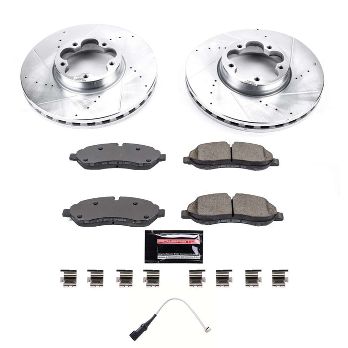 Kit de freins avant Power Stop 20-22 pour Ford Transit-350 HD Z23 Evolution