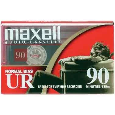 Maxell® UR90 90-Minute Normal-Bias Cassette Tape (1 Pack) TekShack