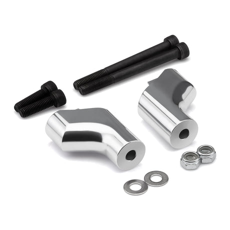 2006-2015 Yamaha Stratoliner XV1900 Silver Handlebar Risers