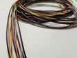 24 AWG Gauge Stranded Hook Up Wire Kit 5 ft Ea 8 Color w stripe UL1007 300 Volt ACDC
