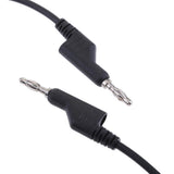 4mm Black Banana Plug to Banana Plug Test Leads TekShack