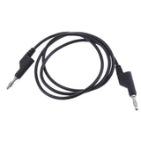 4mm Black Banana Plug to Banana Plug Test Leads TekShack