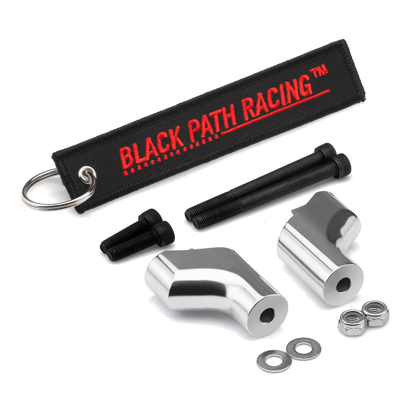 2006-2015 Yamaha Stratoliner XV1900 Silver Handlebar Risers