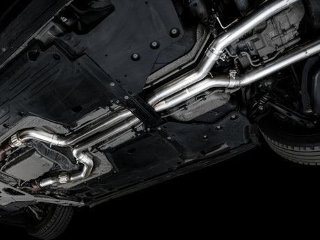 AWE Tuning 2021+ Cadillac CT4-V Blackwing SwitchPath Exhaust - Diamond Black Tips