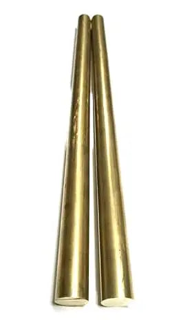 AC/DC Wire And Supply (2) 5/8" C360 Brass Round Rod 2 x 12" Long Solid New Lathe Bar Stock .625" H02 Crafts Art Industrial AC/DC WIRE AND SUPPLY