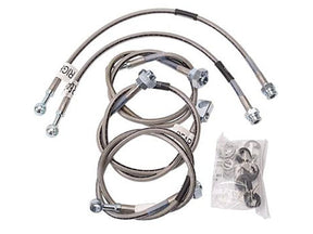 Russell 695770 Braided Stainless Steel Brake Lines, 4"-6" Lift, 2001-2007 GM 6.6L Duramax LB7 LLY LBZ Russell Performance