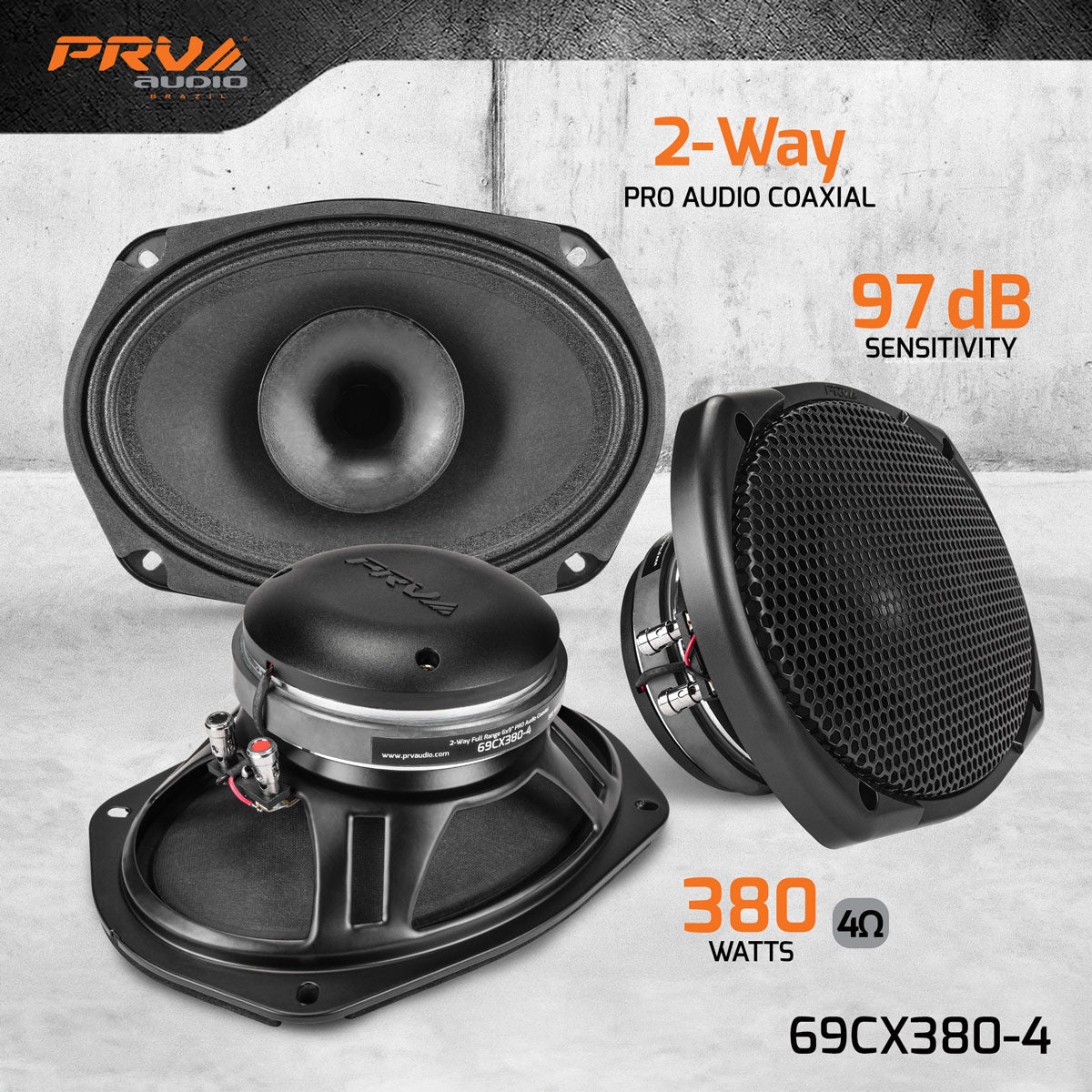 PRV 69CX380-4 Coaxial PRV Audio