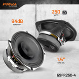 PRV 69FR250-4 Fullrange PRV Audio