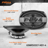 PRV 69MR500CF-NDY-4 (PAIR) Midrange PRV Audio