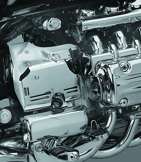 Kuryakyn Kit de caches latéraux de transmission 97-04 Honda Valkyrie Chrome