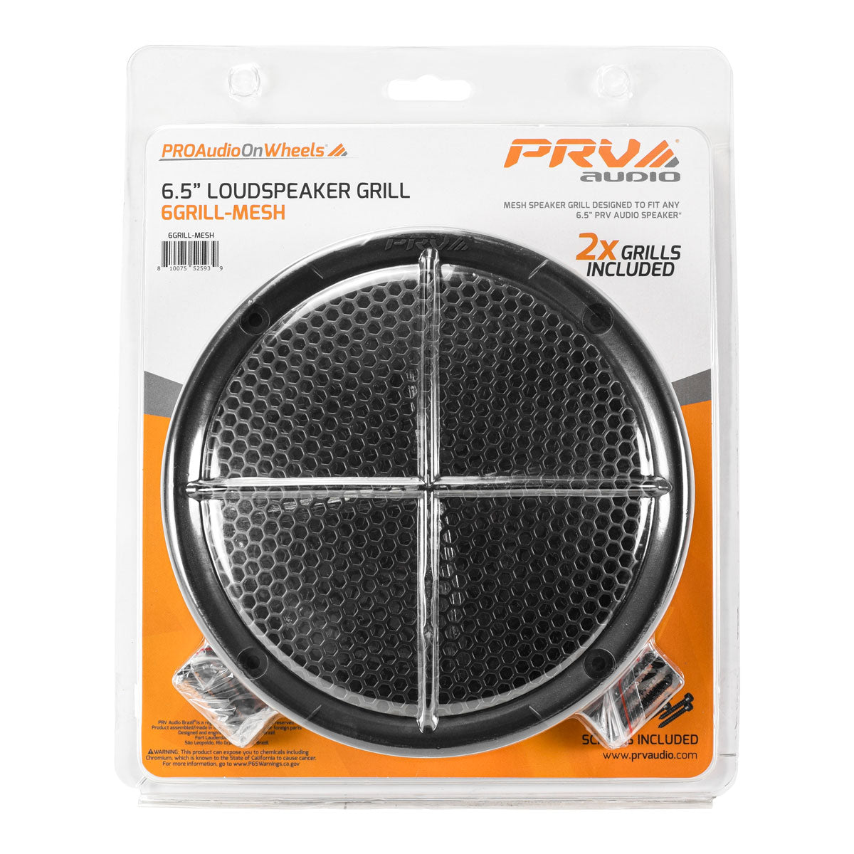 PRV 6GRILL-MESH Grill (PAIR) PRV Audio