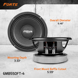 PRV 6MB550FT-4 Midbass PRV Audio