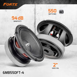 PRV 6MB550FT-4 Midbass PRV Audio