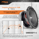 PRV 6MB550FT-4 Midbass PRV Audio