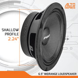6.5” PRO Audio Speakers & Tweeters + Amplifier Bundle PRV Audio