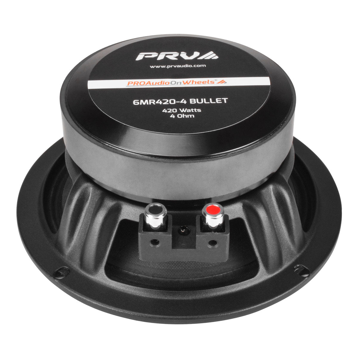 PRV Audio Bundle (2) 6MR420-4 6.5" Midrange Speakers & (2) TW500Ti-4 Pro Tweeters PRV Audio