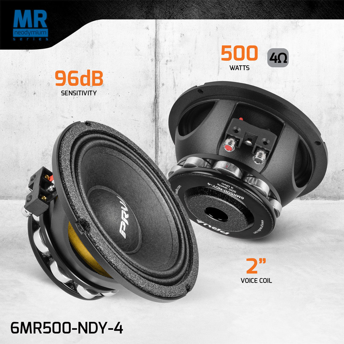 PRV 6MR500-NDY-4 Midrange PRV Audio