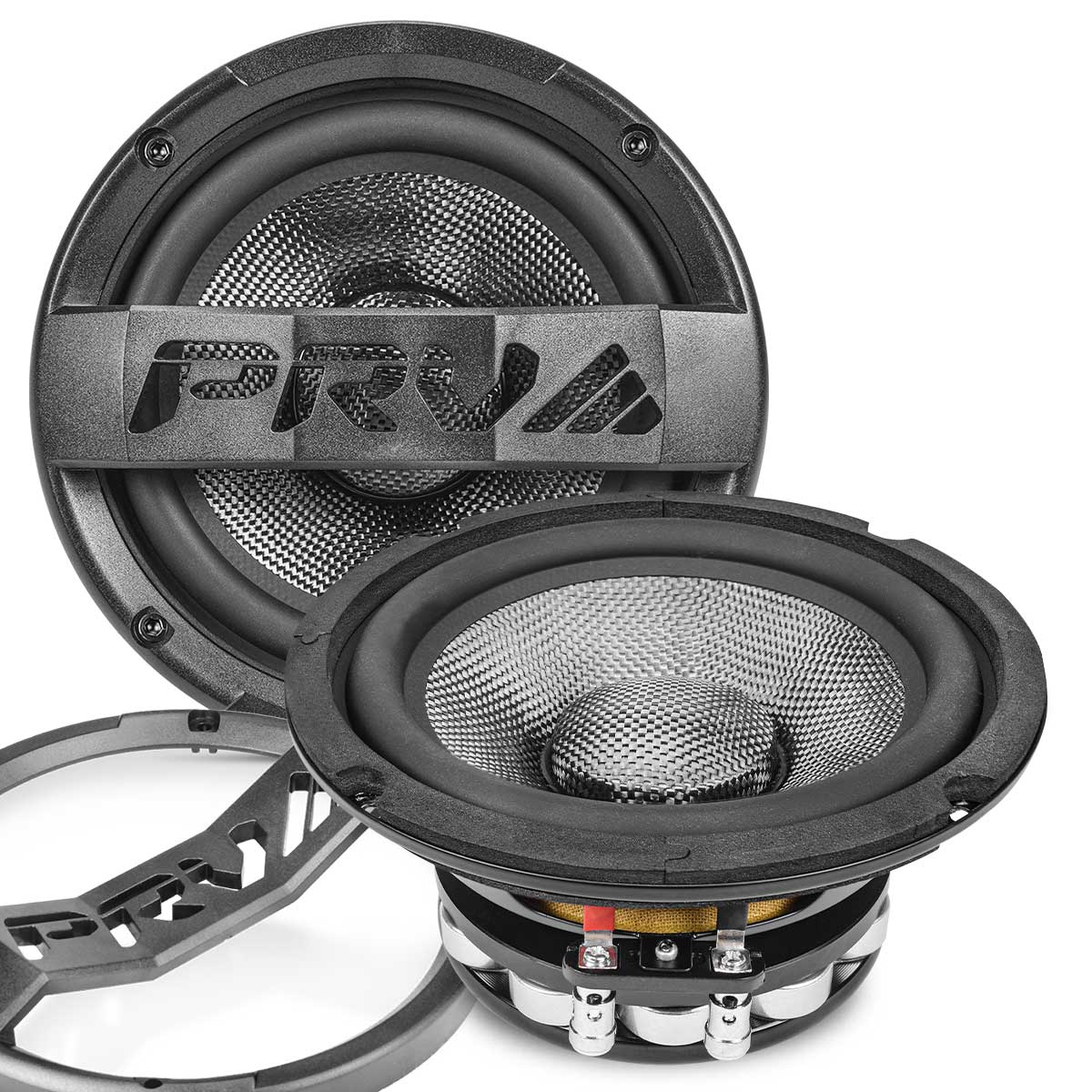 PRV Audio 6MR500CF-NDY-4 6.5-inch Neodymium Midrange Speaker 500w Pair