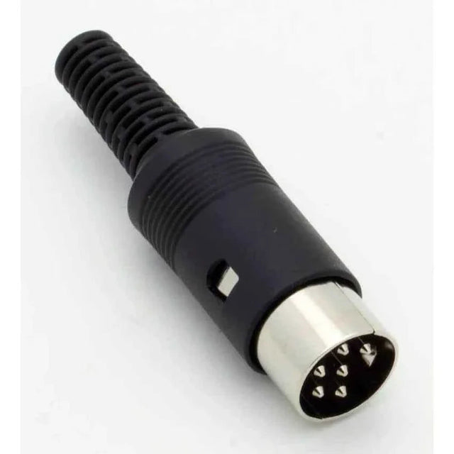 6 Pin DIN Male Inline Plug Connector TekShack