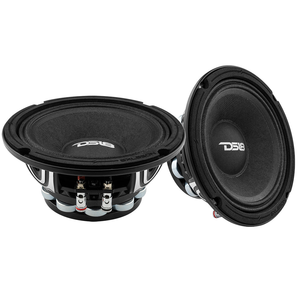XL 6.5" Neodymium Rings Mid-Range Loudspeaker 325 Watts 4-Ohm