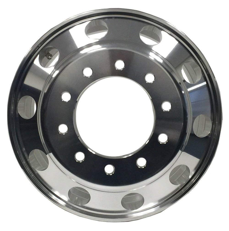 22.5x8.25 Truck Wheels 2pcs Forged Aluminum Rims $238 each BULK PRICE Machined Bright Hub-Piloted