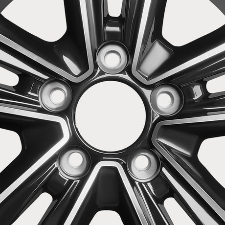 21x8.5 5x150 Black Machine Face 4 pcs Wheels That Fits Lexus LX
