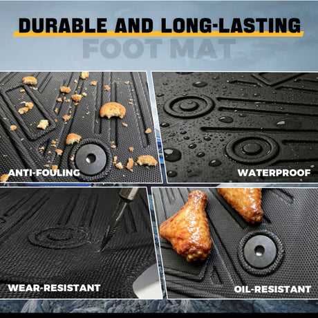 Trucktok 2015-2025 Ford F150 SuperCab All-Weather TPE Floor Mats TruckTok