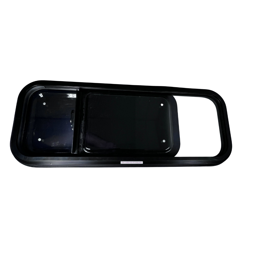 Acrylic Slider Window w/ Clamp Ring (Passenger Side) for Sprinter Van Wideout S&B
