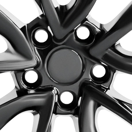 19x8.5" 5x114.3mm Hyper Black 1 pc Wheels For Tesla Wheels Models Y X S 3