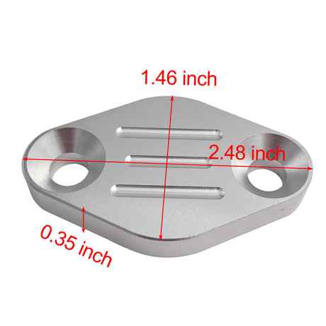 TruckTok 4.8L 5.3L 6.0L LSX Silverado EGR Delete Plug Intake Exhaust Block Off Plate TruckTok