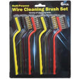 6 Pack Multi-Purpose Wire Cleaning Brush Set TekShack