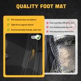 Trucktok 2019-2024 Dodge Ram 1500 New Body Crew Cab with Storage Box All-Weather Floor Mats TruckTok