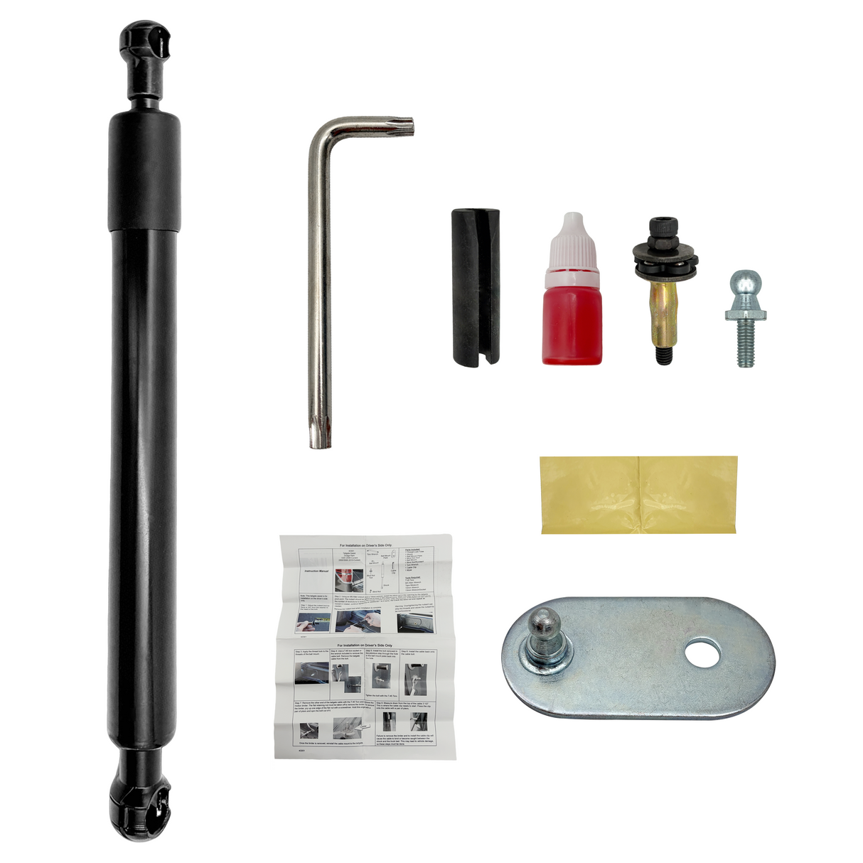 Trucktok 2009-2018 Dodge Ram 1500 2500 3500 Tailgate Assist Shock Kit TruckTok
