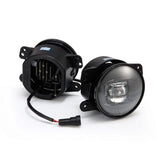 AlphaRex DoubleTap Dual Color LED Projector Fog Lights White and Amber | '18-Current JL Wrangler / '20-Current JT Gladiator