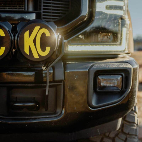 Kit de barre lumineuse à 7 lumières LED Pro6 KC HiLiTES 2017+ Ford Super Duty Gravity - Pare-chocs avant