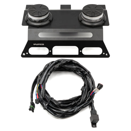 Putco 15-25 Ford F-150 Dual Hornet Beacon LED Strobe (Amber) w/ Mounting Bracket & Harness