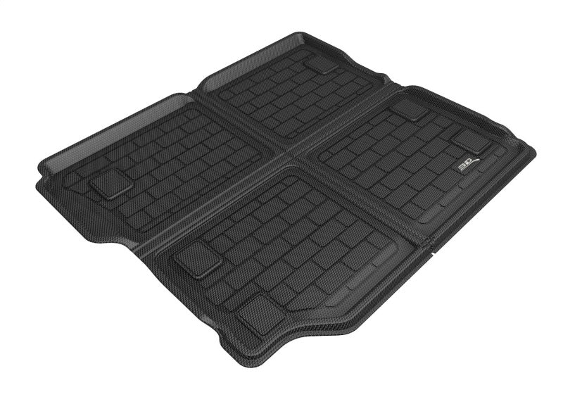 Jeep Wrangler Unlimited (Jl) 3D Maxpider 18-24 avec sous-couche sans plancher plat pliable en croix Kagu Blk Cargo Liner